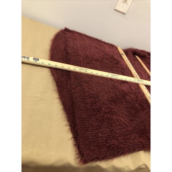 A New Day Women’s Dark Pink/Purple Fuzzy Sweater Long Boat Neck 2X Pullover - Picture 16 of 16